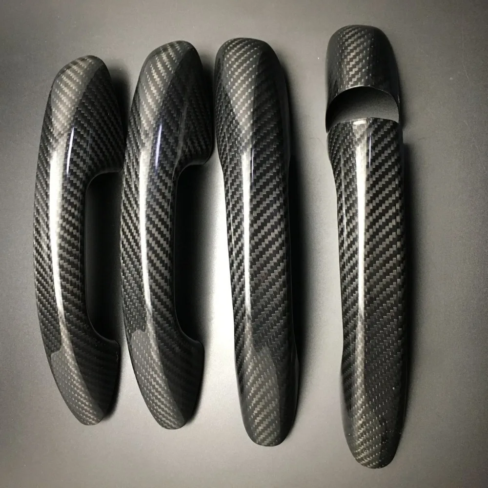 Автомобильная накладка на дверную ручку из углеродного волокна для Benz C E S GLC GLE Class