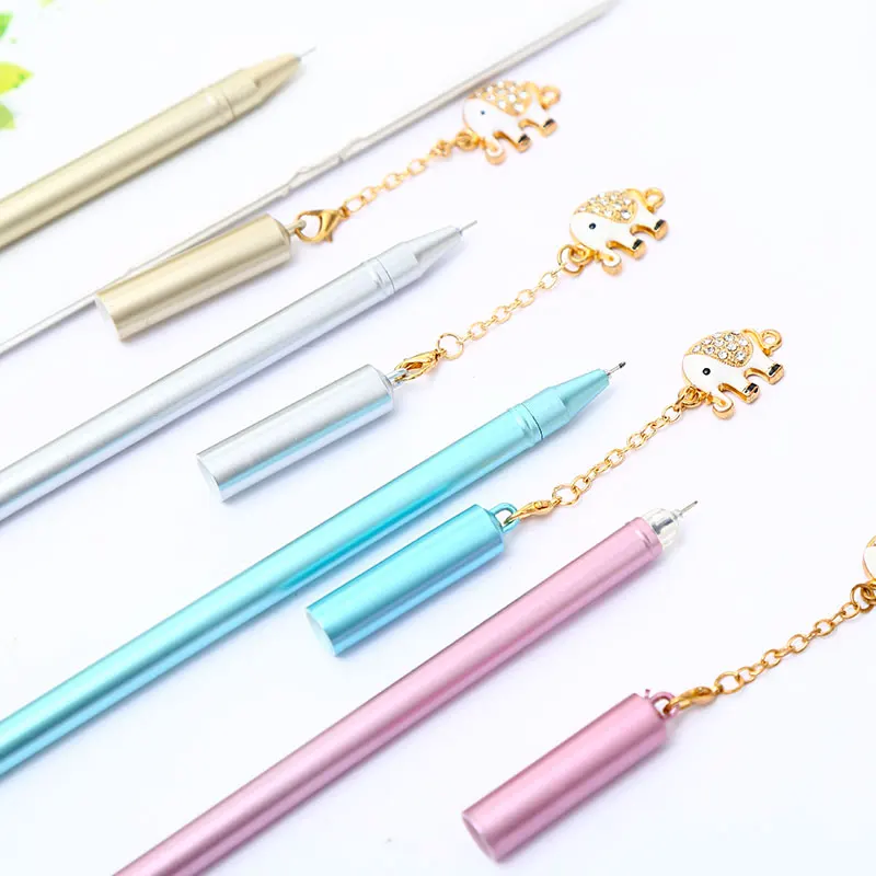 12 шт./упак. Смешные Kawai милые слоны животные гелевые искусственные школьные