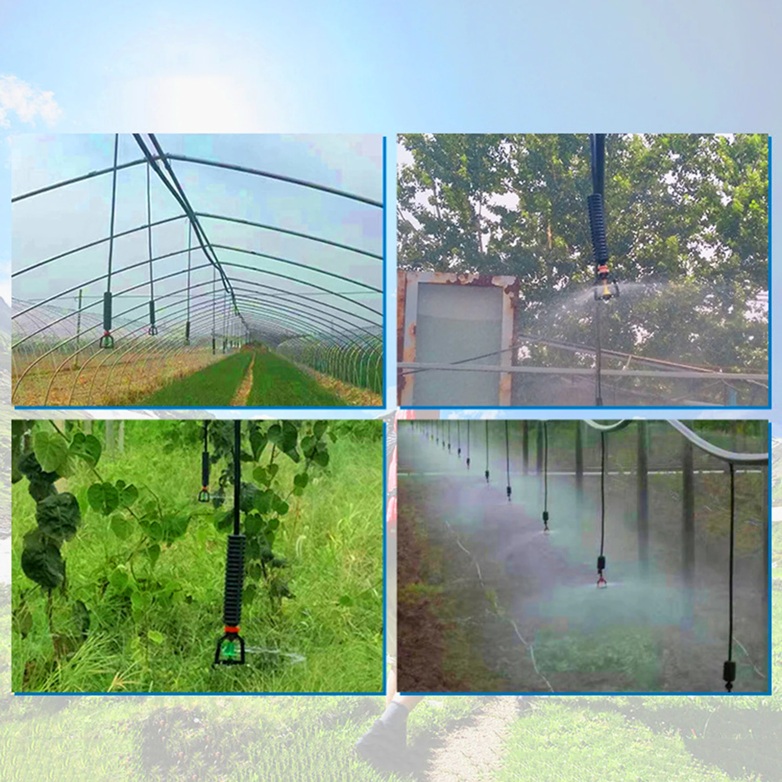 

Hanged Spinner Rotating Damping Sprinkler Heads Water Sprinklers 360 Degree Micro Sprinkler Hanging Drip Irrigation Nozzle