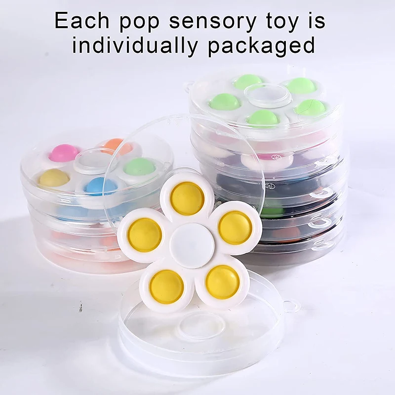 

Push Fidget Toys Pack Push Bubble Fidget Simple Dimple Toy Antistress Anxiety Relief Birthday Gifts for Kids Adults friends