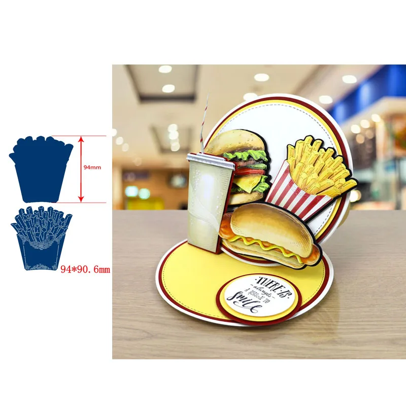 Вкусная еда инструмент для Барбекю Гамбургер напиток Металл резки штампы