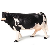 simulated animal dairy cow model solid emulation action figure learning educational kids toys for boys simmental holstein cow