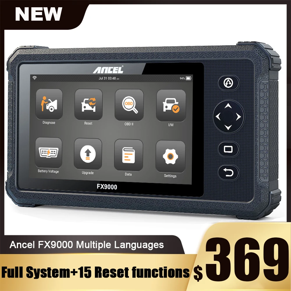 Автомобильный сканер Ancel FX9000 инструмент для диагностики автомобиля с полной