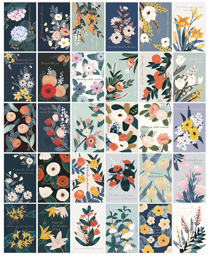 

143mmx93mm night leaf paper postcard(1pack=30pieces)
