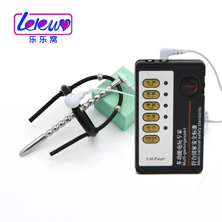 Новейшая модель Электрошок проводящий Пенис кольца поражение электрическим