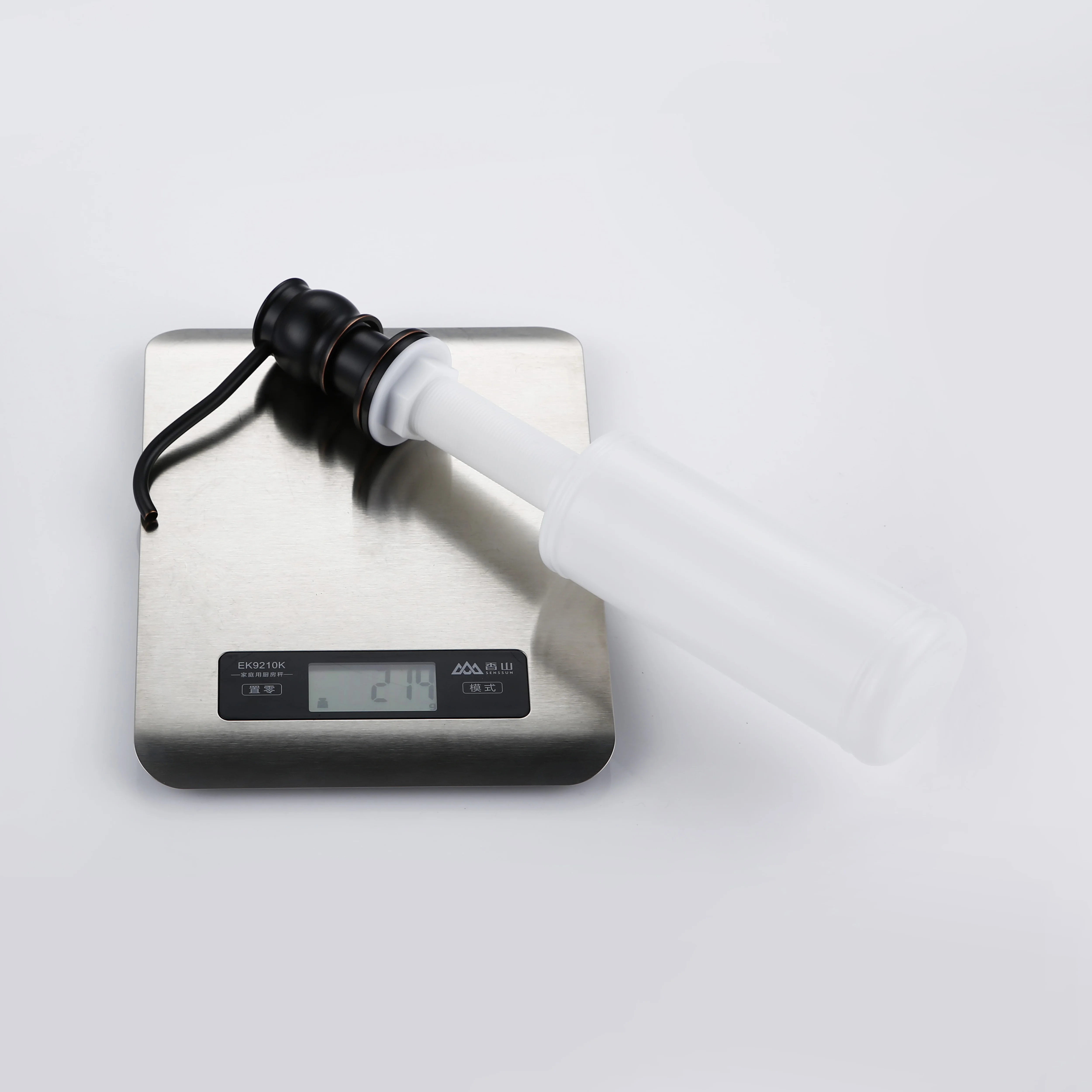 Bagnolux Brass Black Simple High Quality Built In Deck Mount Pump Countertop Kitchen Sink Hand Sanitaizer Soap Dispenser | Обустройство