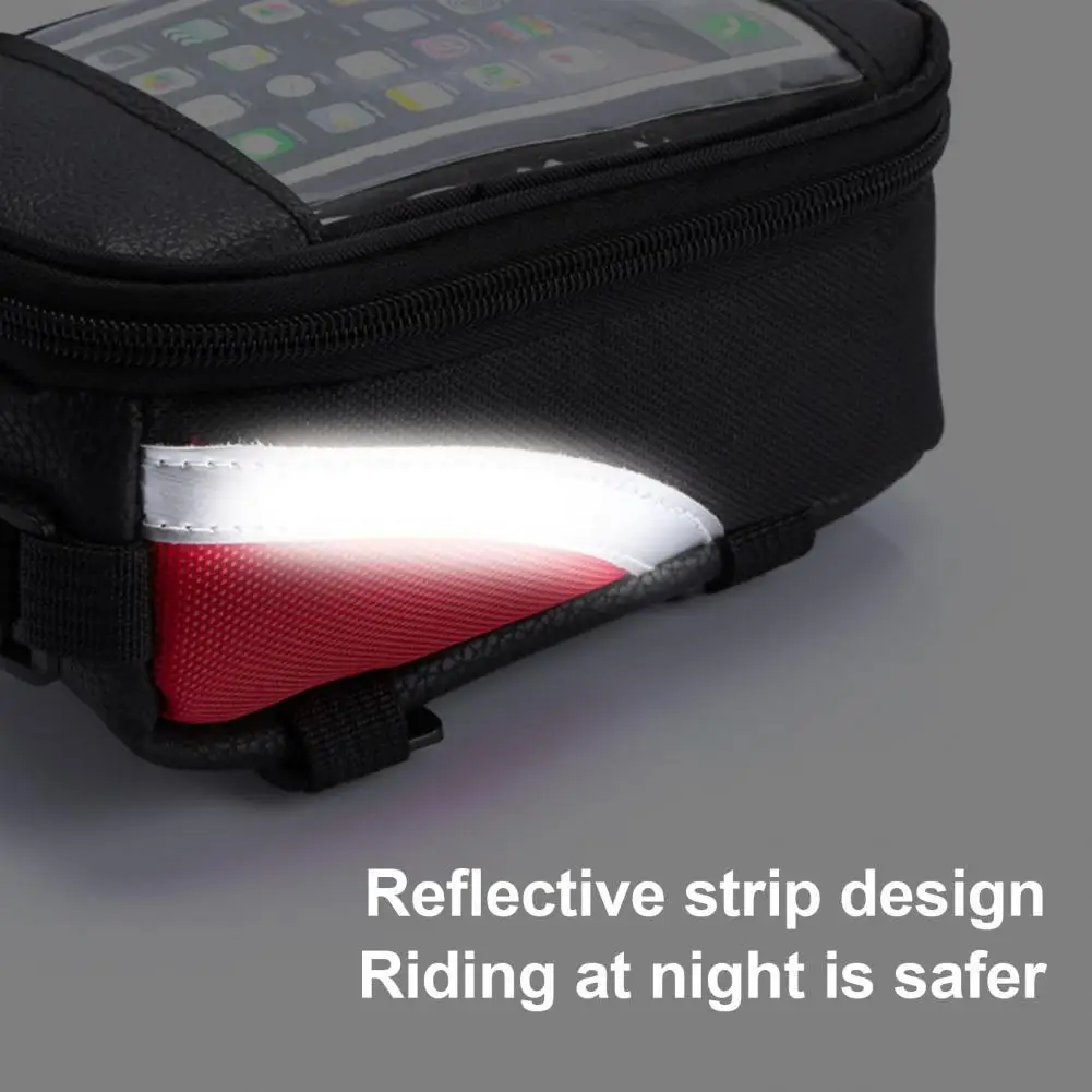 

Oxford Cloth Multifunctional Multifunctional Touch Screen Bike Bag Accessories Cycling Front Bag Portable for Outdoor