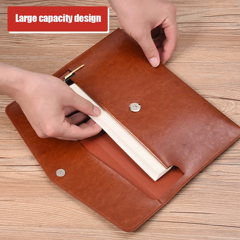 Деловой держатель для файлов A4/A5 вместительная портативная полиуретановая Сумка