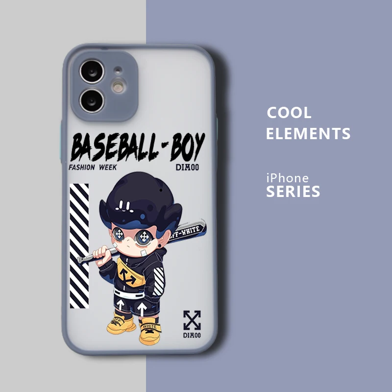 

iPhone 11 12 13 Pro Max Mini Original Skin Feel Protective Cover 7 8 Plus XR X XS MAX Boy Shockproof Apple Cases