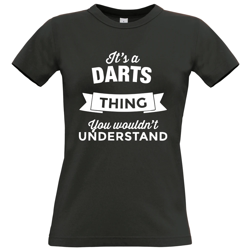 Его Дартс вещь вы бы не понять смешной Юмор 100% хлопок футболка подарок печати
