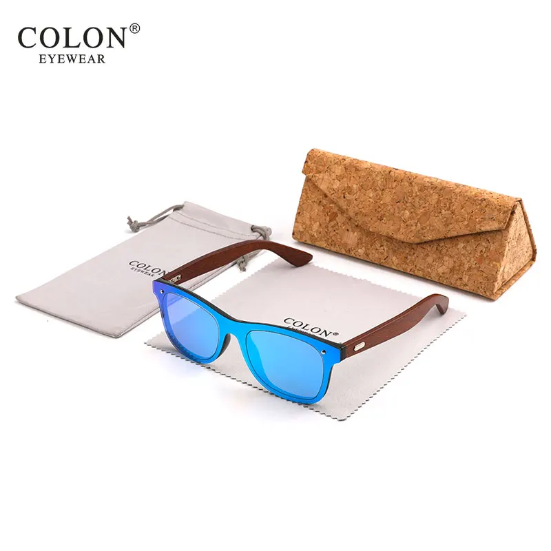 

Wooden Mens Sunglasses Polarized Walnut Wood Mirror Lens Sun Glasses Women Brand Design Colorful Shades Handmade