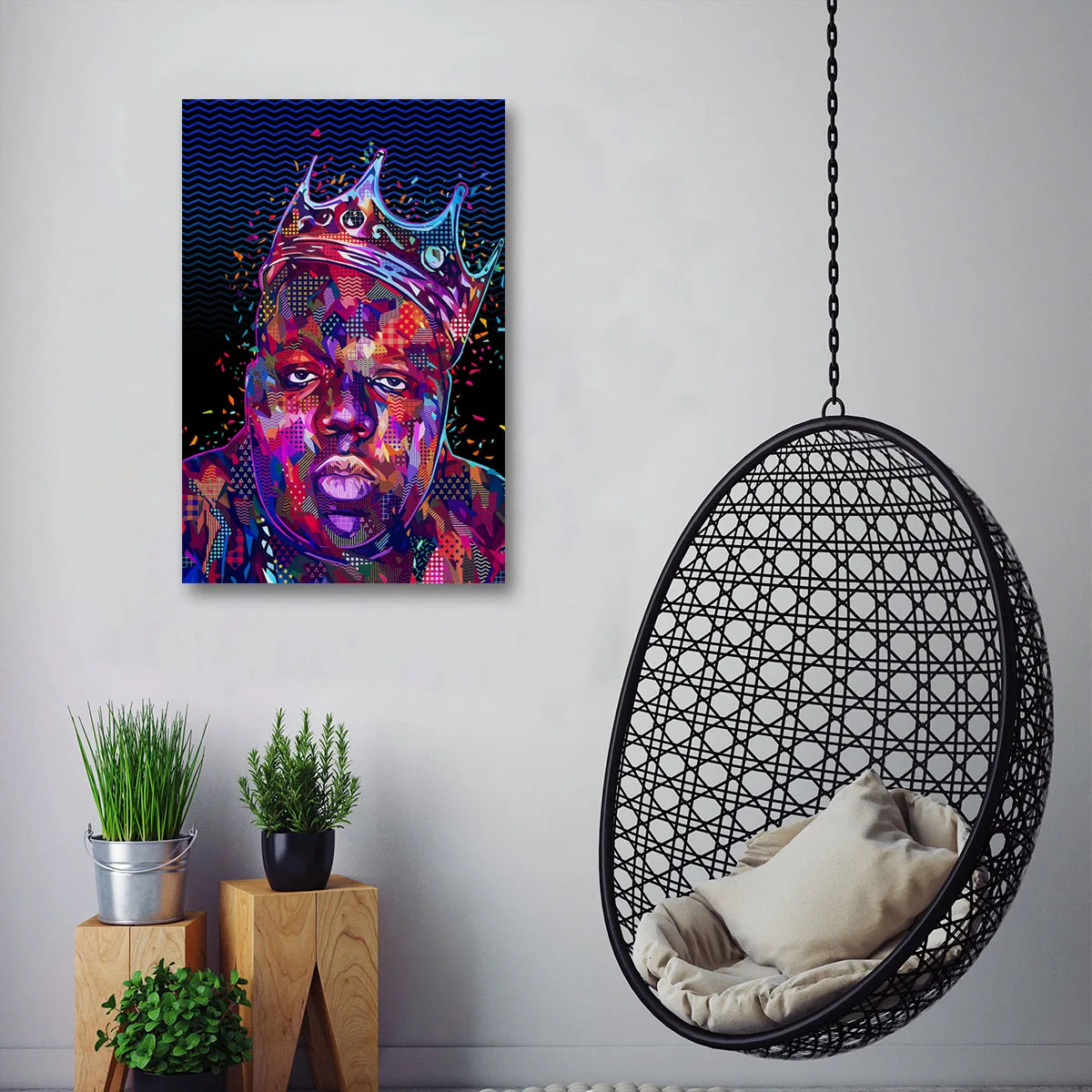 

Painting Classic Musician Biggie Poster Print Wall Art Picture for Living Room Modern Canvas Art No Frame
