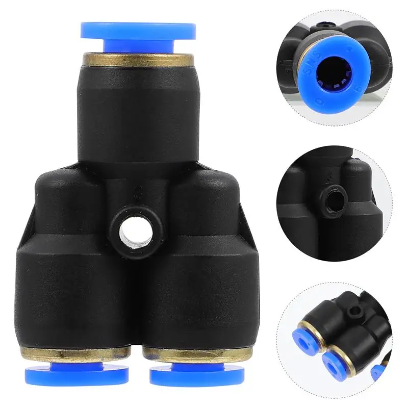 

10pcs Air Fittings Air Hose Pneumatic Plastic Push Connector Pneumatic Fittings