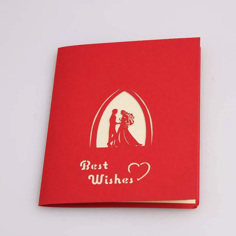 

Product's 3D love greeting card Wedding March handmade custom cards wedding invitation wedding greeting card