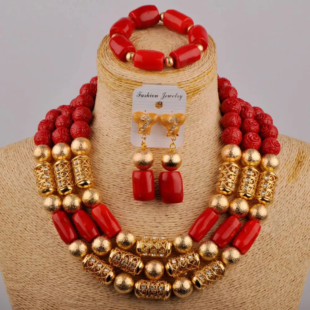 Ювелирный Комплект из колье и серёг в африканском стиле | Украшения аксессуары