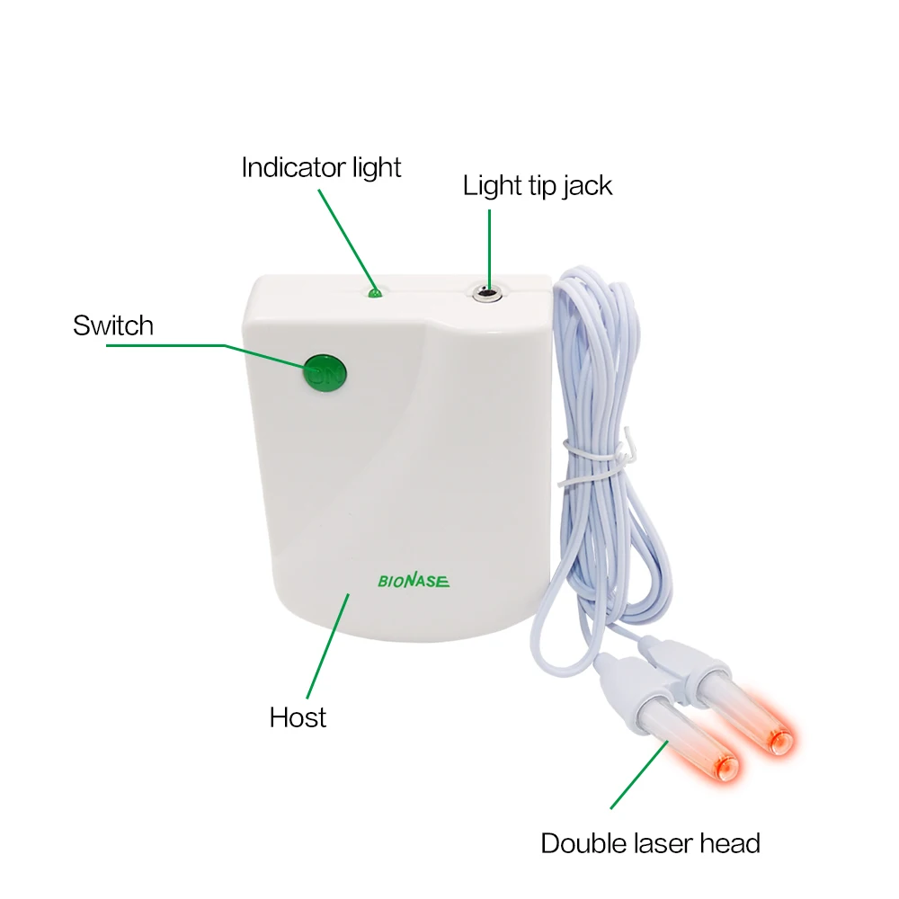 

BioNase Sinusitis Rhinitis Cure Treatment Laser Nose Massage Cure Device Hay Fever Low Frequency Pulse Therapy Health Care