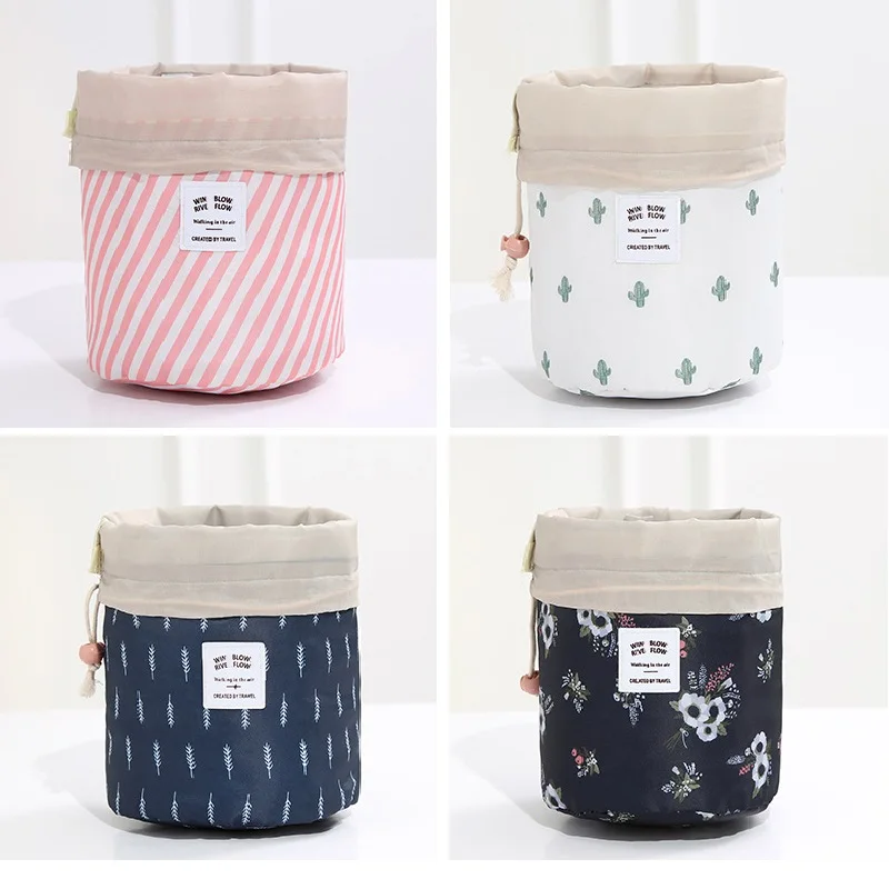 WBBOOMING модная круглая косметичка водонепроницаемая влагостойкая Женская