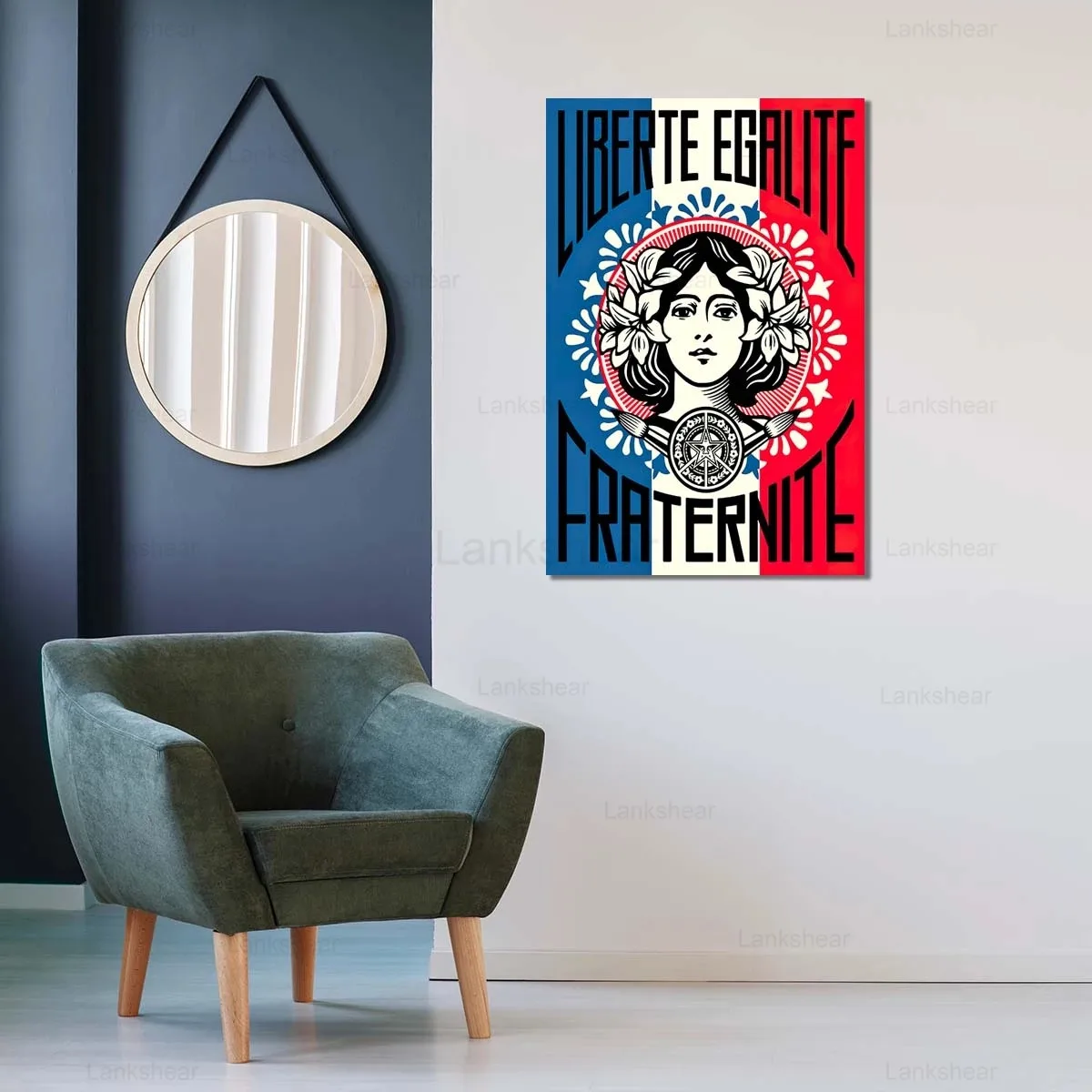 Liberte Egalite Fraternite Определение изображение домашний декор Скандинавская Картина на