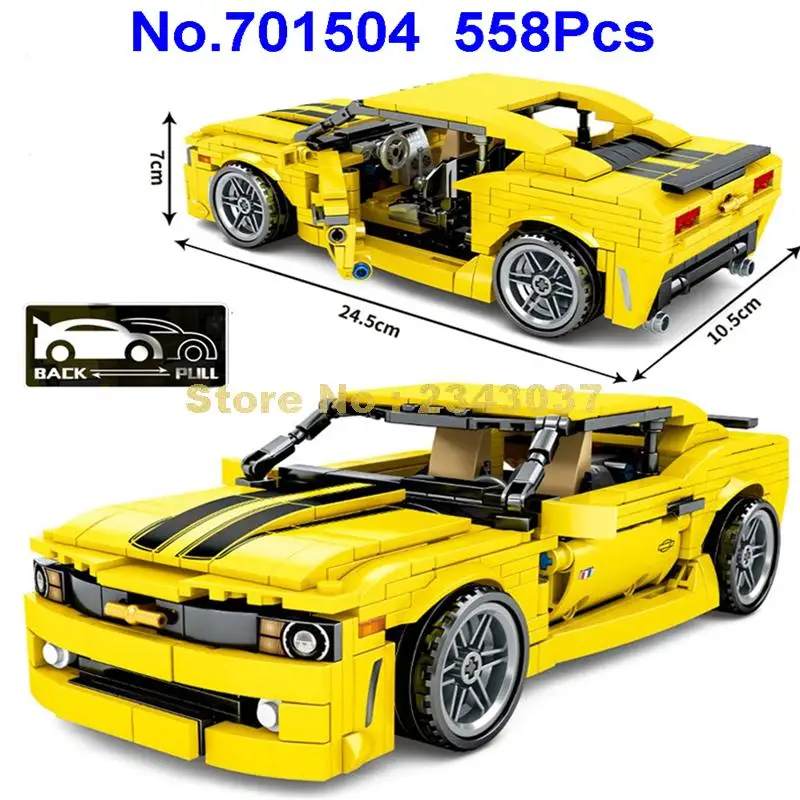 701504 558 шт. Супер Спорт Скорость Racer r/c гоночный автомобиль тянуть обратно