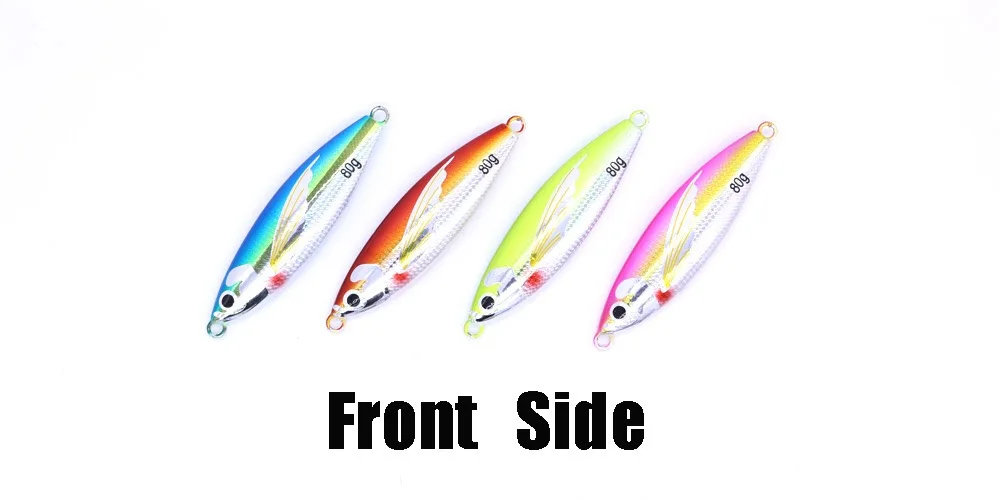 Fangtan 4 шт. металлическая ложка для джига рыболовная приманка 60 г 80 100 свинцовая