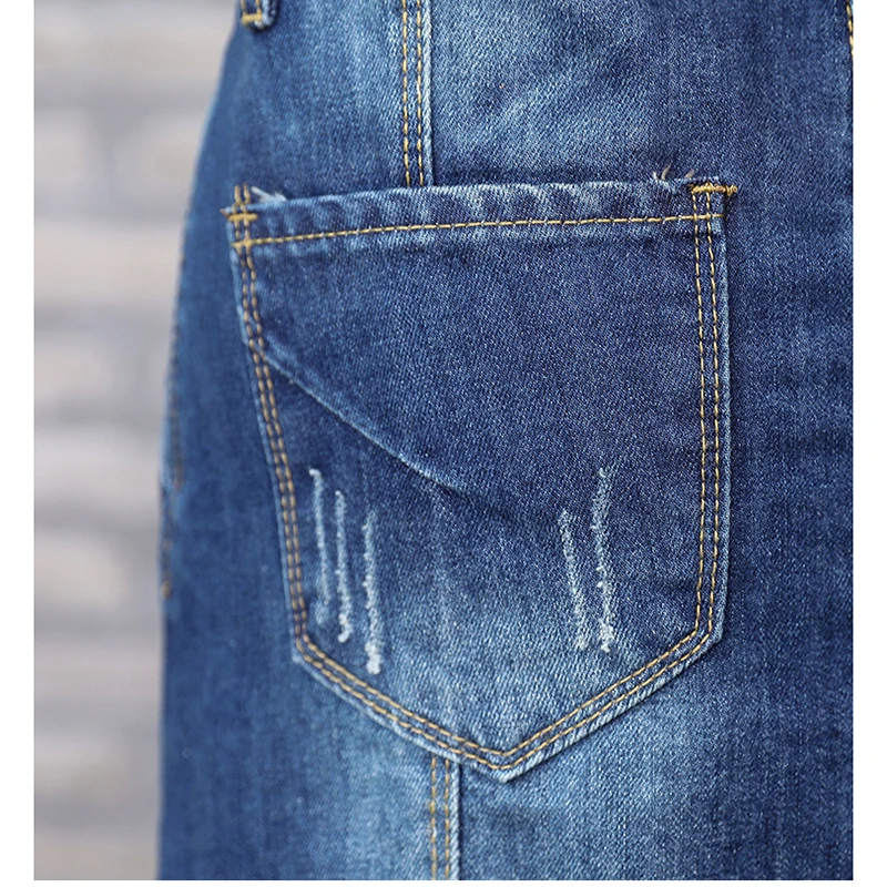 2019 высокое качество летние джинсовые юбки для женщин с высокой талией размера