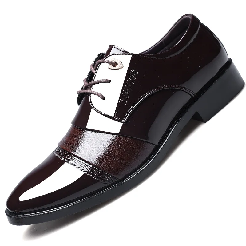 

Men Dress Shoes Men Formal Shoes Leather Luxury Fashion Groom Wedding Shoes Men Oxford Shoes Dress Plus Size 38-48