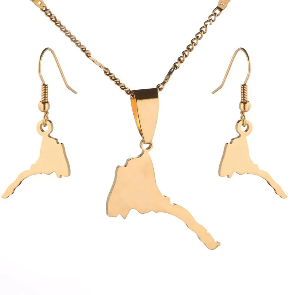 Комплект из колье и серёг нержавеющей стали|Ювелирные наборы| |