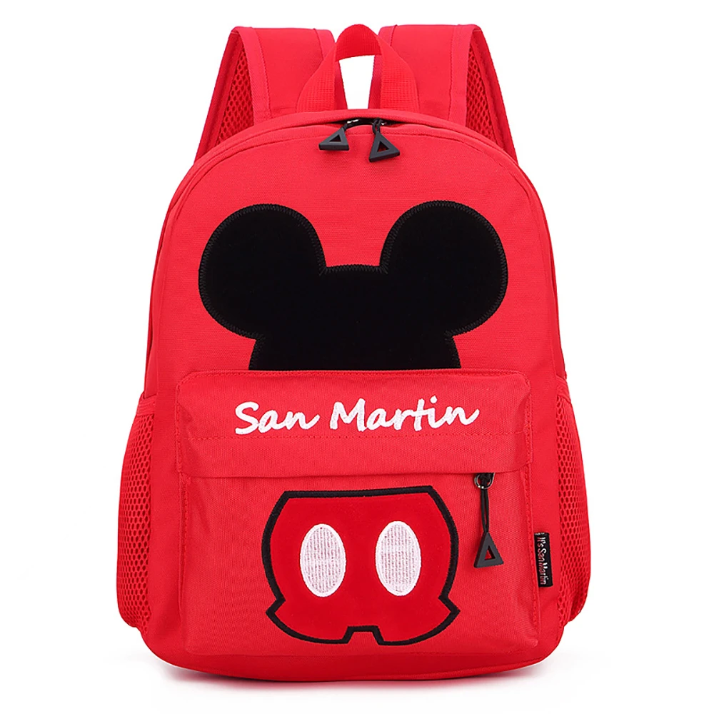

Disney Designer Kids Baby School Bags For Children Mickey Minnie Mouse Print Backpacks Boys Girls Cute Cartoon Handbags 2021 New