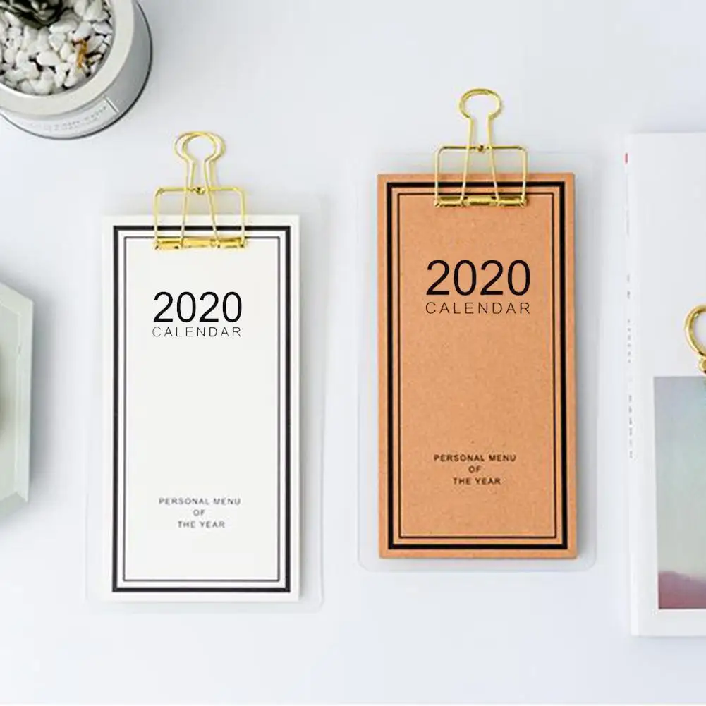 Простой Инновационный индивидуальный календарь 2020 сделай сам настольный