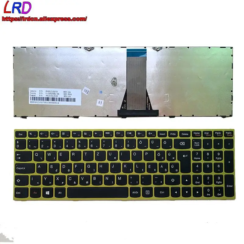 Новая Оригинальная клавиатура HU Венгрия для ноутбука Lenovo Ideapad 305-15IBY 305-15IBD 305-15IHW