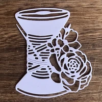 flower sewing coil metal stencils cutting dies for diy scrapbooking decorative embossing hand craft die cut template