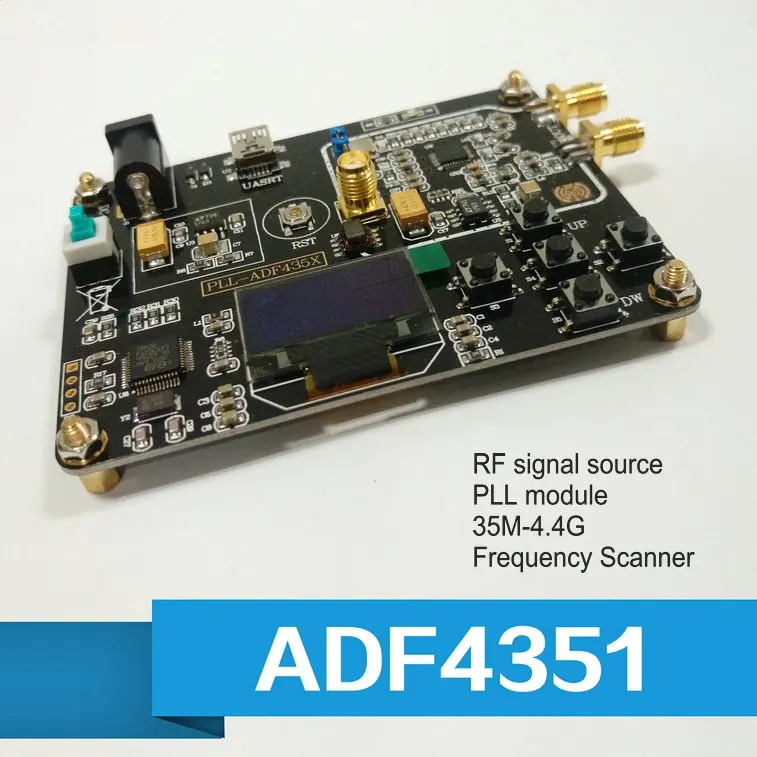 ADF4351 бортовой одночиповый фазовый цикл STM32 модуль частотного сканера 35-4 4 ГГц
