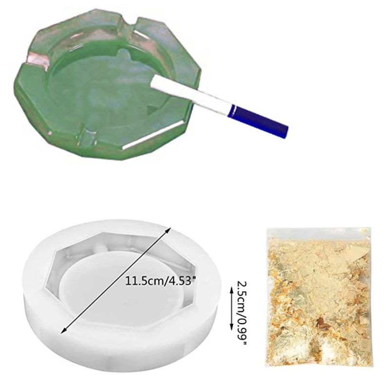 

Round Ashtray Silicone Mold is Suitable for Resin Epoxy Resin Diy Craft Box Jewelry Making Home Decoration