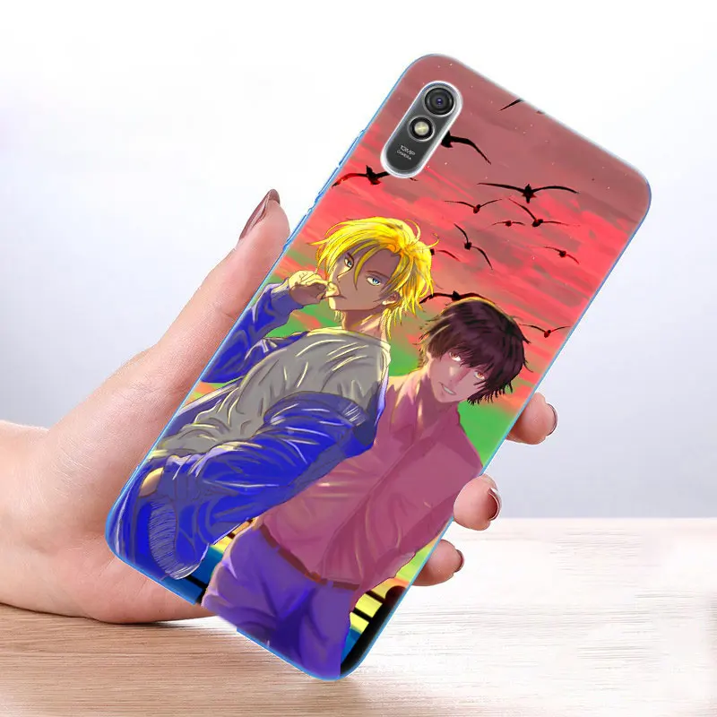 hot banana fish anime silicone case for xiaomi redmi note 10 9 pro max 10s 9s 8t 8 8a 9 9a 9c 9t k40 pro 5g soft cover free global shipping