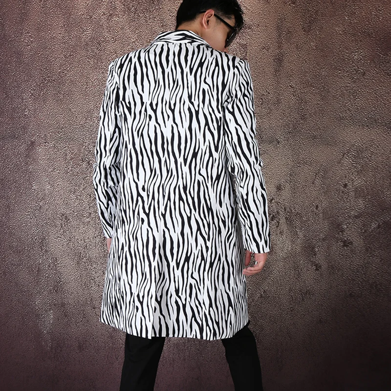 Уличная одежда костюм для сцены в стиле хип-хоп верхняя мужской облегающий