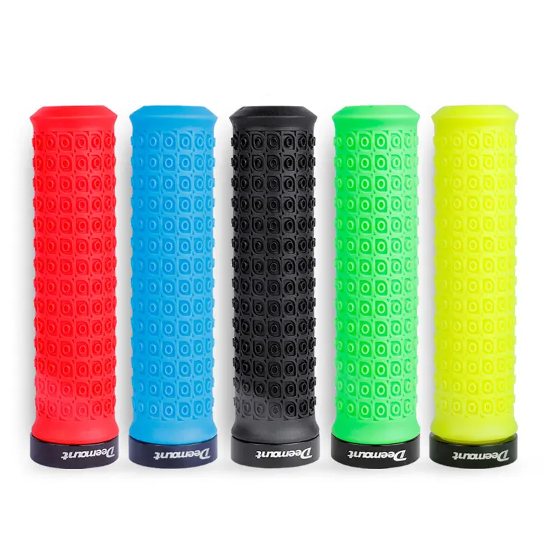 New TPR Bicycle Grips With Special Texture Pattern No sticky to Hand Firm and Comfortable Gripping Multi Color Options |