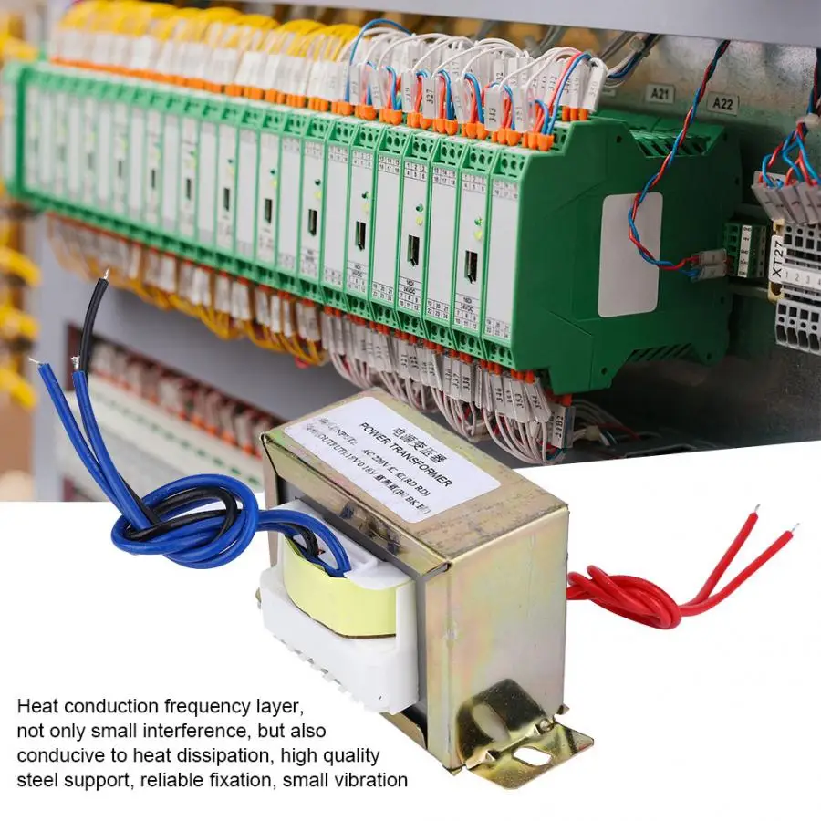 Трансформатор переменного тока 220 В в двойной 18 50 Вт трансформатор мощности из