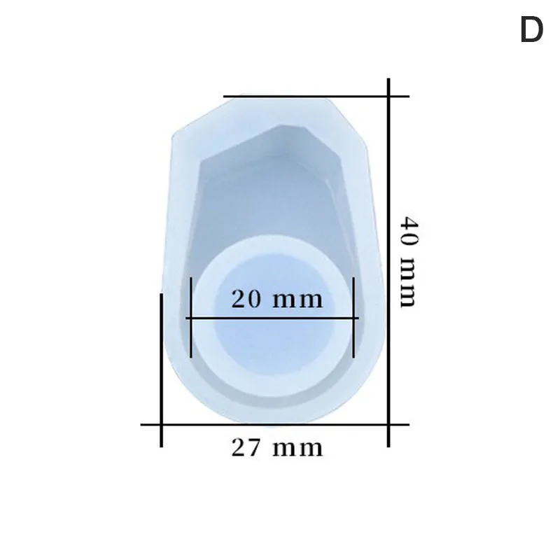 

DIY Flexible Assorted Silicone Ring Mold For Making Resin Epoxy Jewelry Tools Transparent Round Shape
