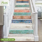 FunlifeМногоцветные водонепроницаемые наклейки Woden для лестницы, самодельные масляные наклейки для лестницы, ванной, кухни