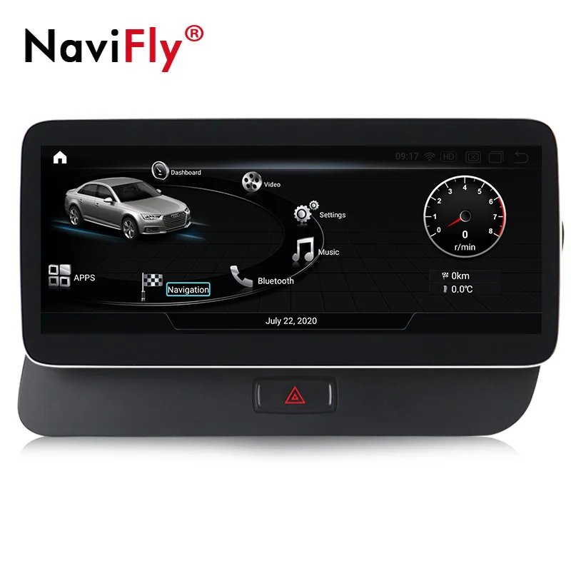 NaviFly Snapdragon 662 8G + 256G Android 11 API30 автомобильный мультимедийный плеер для Audi Q5 2009-2017