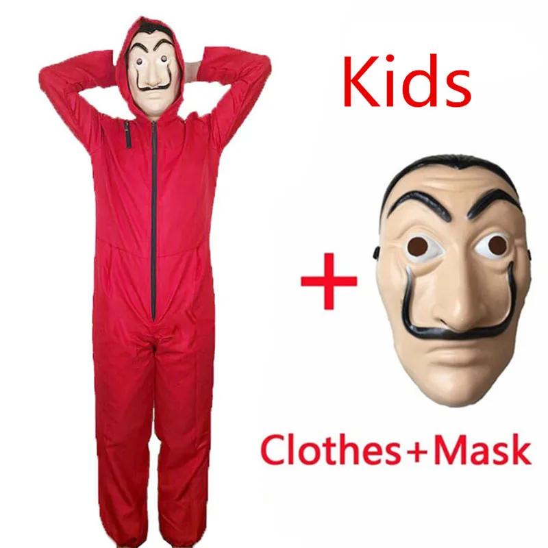 Костюм Cos в подарок Сальвадора Дали маска бумажный дом перчатки для косплея на