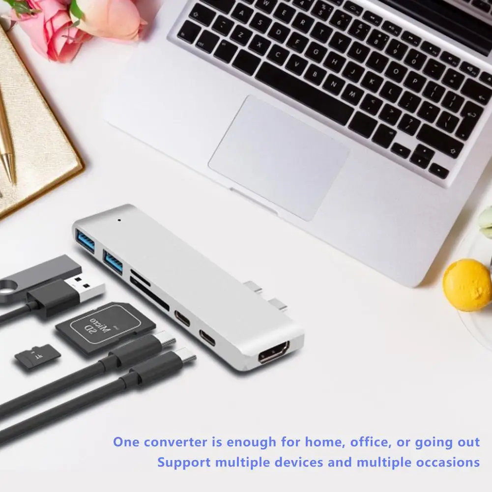 Док станция для Pro TF/SD кард ридер с несколькими usb хаб двойной Тип c кабель