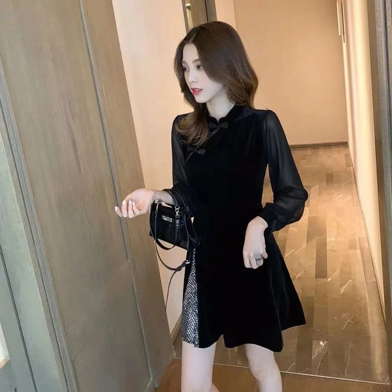 

Новинка Осень-зима 2021, облегающая трапециевидная юбка в стиле Хепберн от cмаз