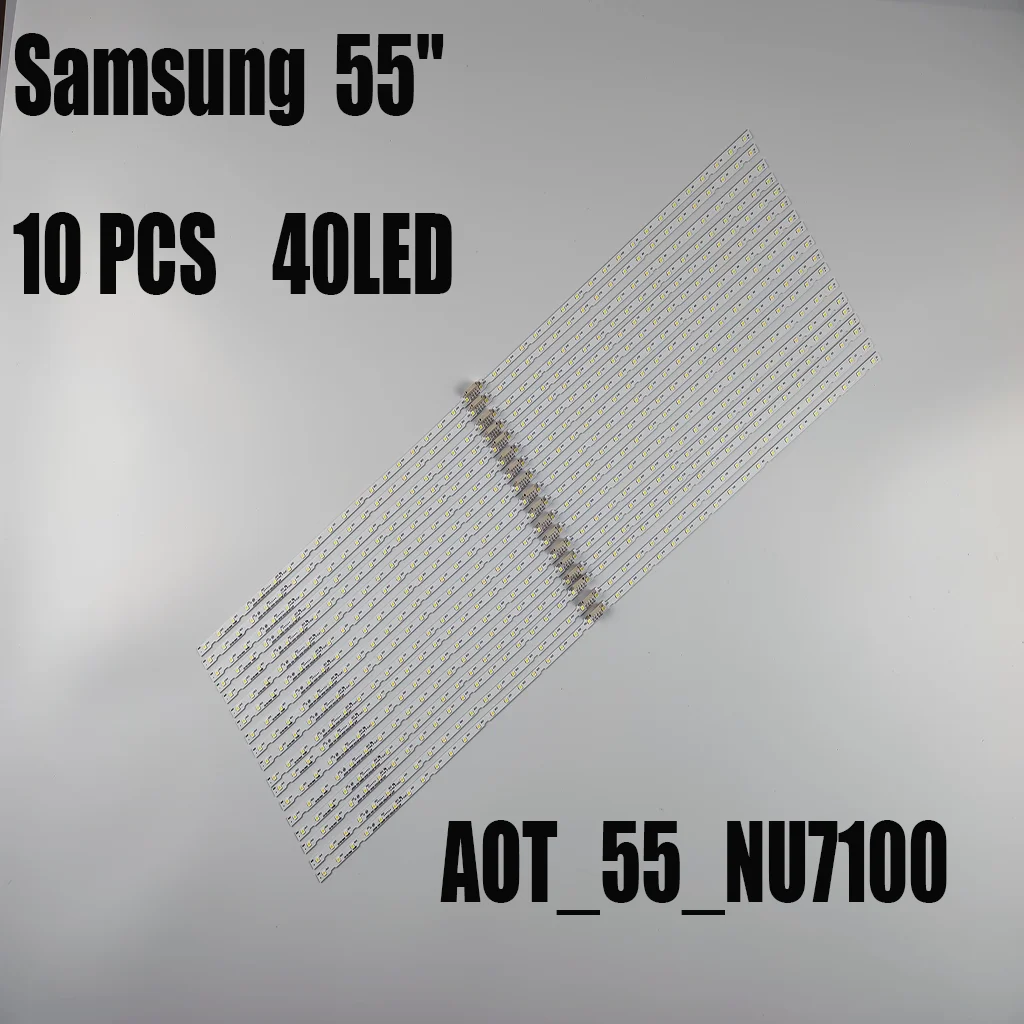 10 шт. светодиодный Подсветка полосы для UE55NU7170U UE55NU7100 UE55NU7300 BN96 46033A 45913A BN61 15485A