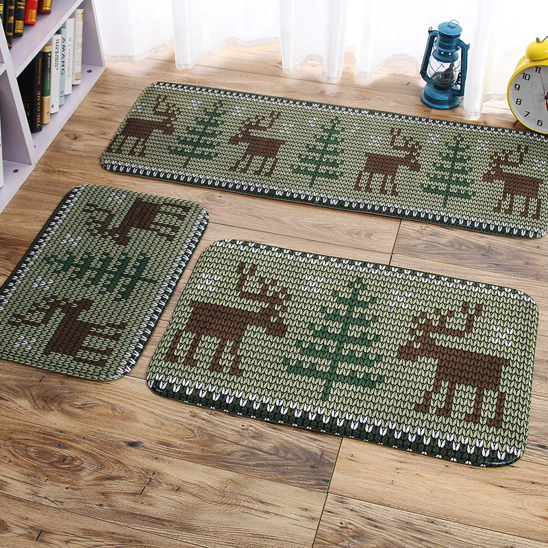 Шерстяная система лесная маленькая Milu печать Дверной коврик коридор лобби перед