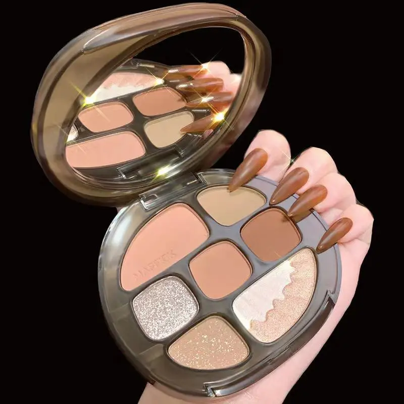 

Fashion eyeshadow palette 7 Colors Matte EyeShadow Glitter eye shadow MakeUp Shimmer and Diamond Eye Cosmetics