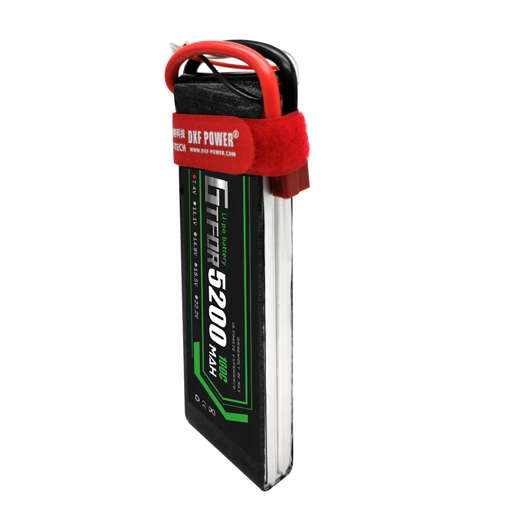 GTFDR-bater&iacute;a Lipo 2S 7,4 V 5200mah 100C-200C XT60 T Deans XT90 EC5 para Dron FPV, avi&oacute;n, coche, cami&oacute;n, barco, piezas de RC-2