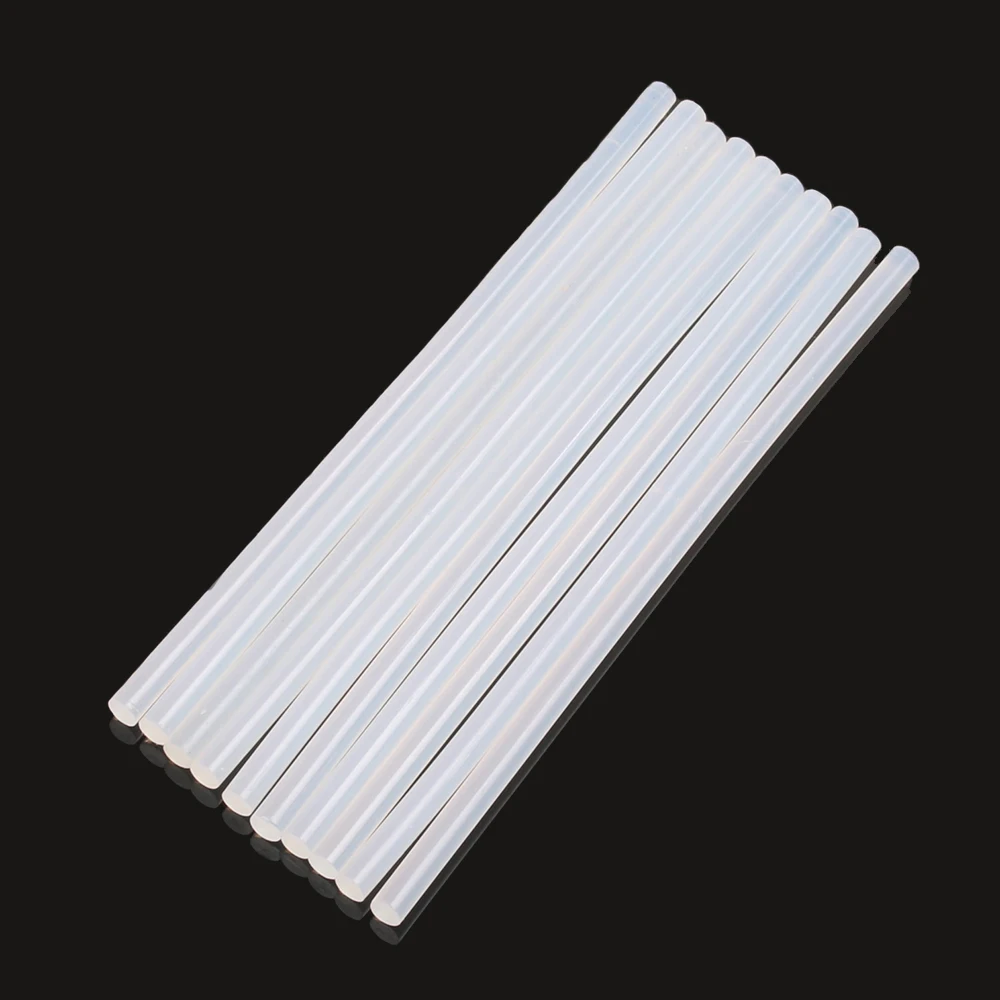 

7*180MM 10pcs universal hot melt adhesive glue stick is used for glue gun half transparent glue stick hair accessories