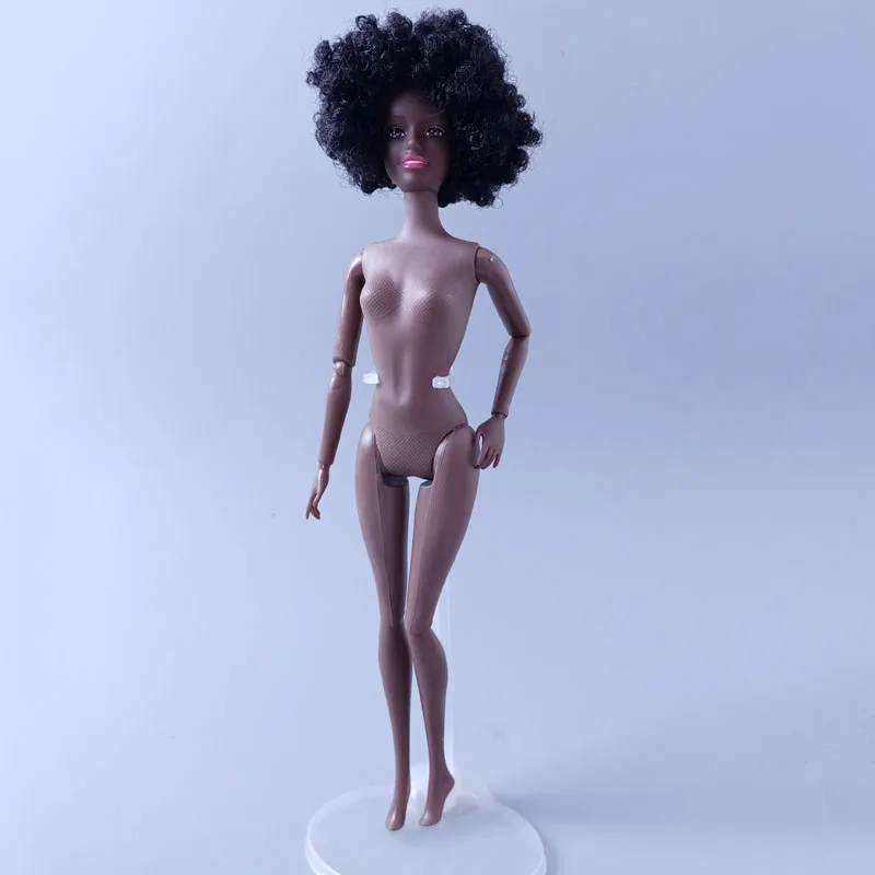 Модные 11 шарнирные подвижные куклы с черными Закрученными волосами 5 дюйма