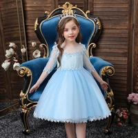 beauty emily lovely flower girl dresses for children princess girl dress for wedding lace party gowns for kids middle skirt